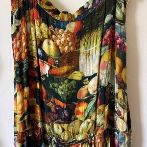 Samantha Pleet Freda skirt 14 in Harvest print